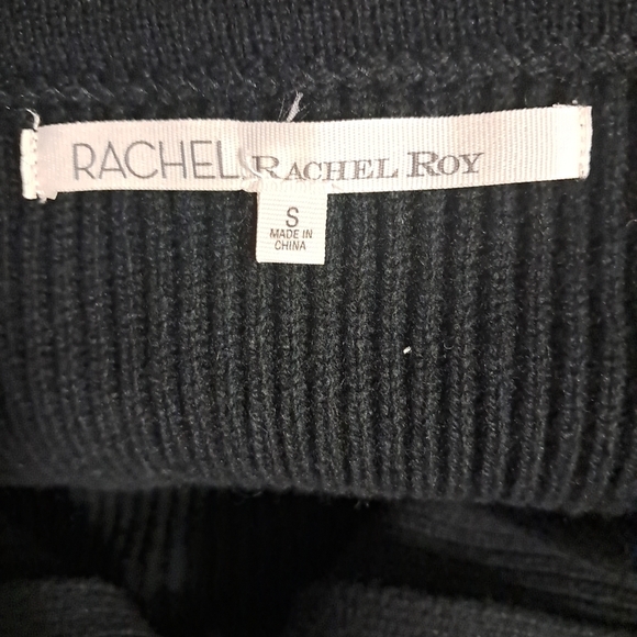 Rachel Roy knit skirt in classic black with a stylish front zip closure Fancy . - Picture 3 of 6